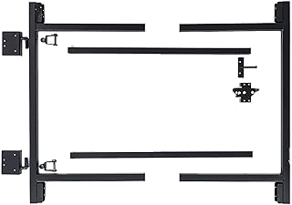 Adjust-A-Gate Full Frame Gate Fence Kit, Hardware for Openings 36"-60", Heights 3'-4'