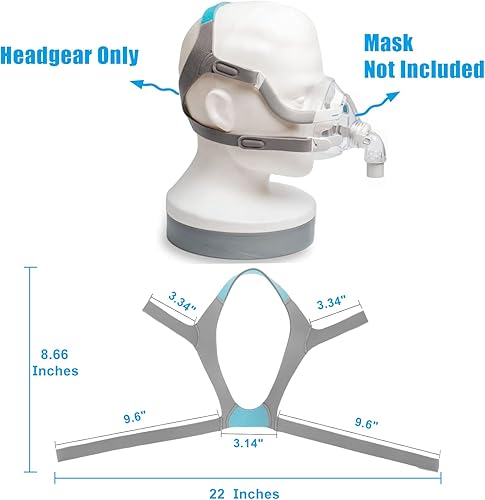 Miniatura 6 de Correa de repuesto para AirFit F20 N20AirTouch F20 N20, cómoda correa de repuesto unisex CPAP