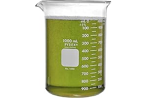 1 L Pyrex Glass Griffin Beaker: Measuring Laboratory Solution