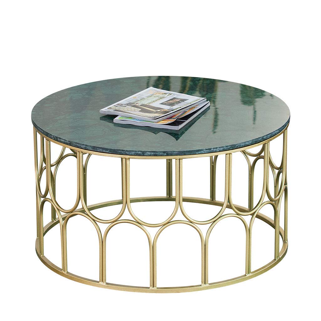 Ronde bartafel Metalen salontafel Bijzettafel Bank Bijzettafel Kleine accenttafel Keuken Eettafel Aanrecht Bistro Pub Tafels, Eenvoudige montage (Size : 48x48x72cm