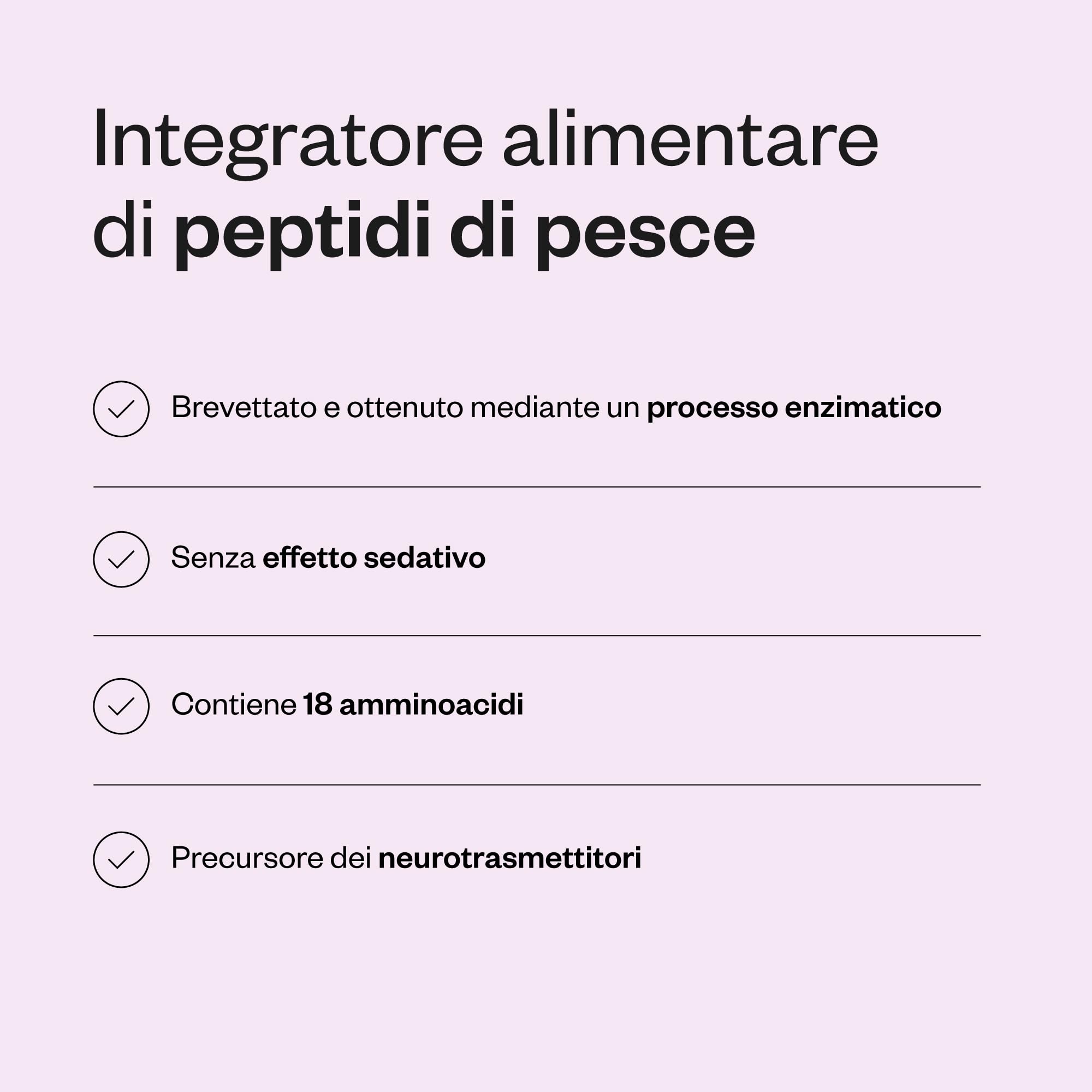 Supersmart - Peptidyss - Proteine del Pesce Idrosalate - Anti-Stress | No-OGM & Gluten Free - 90 Capsule Vegetariane
