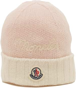 Amazon.co.jp: [モンクレール] ベビー用品 ニット帽子 ピンク ホワイト