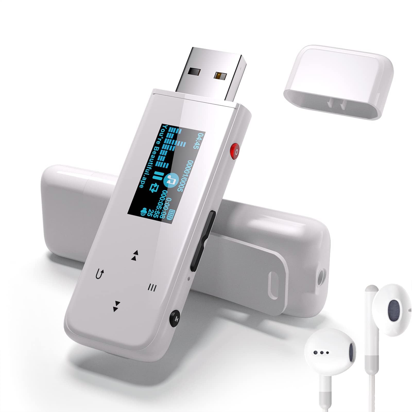 Amazon | PECSU mp3プレーヤー USB 音楽プレイヤー bluetooth対応 