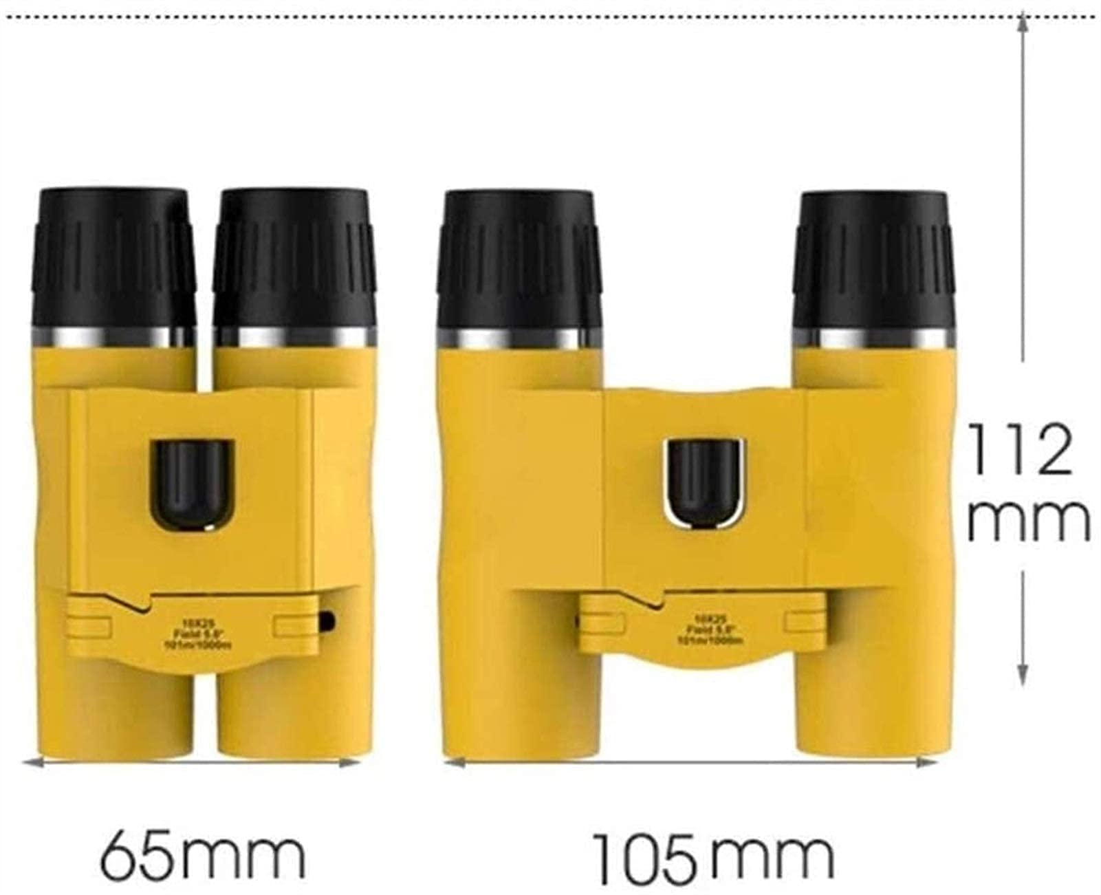 Binocolo Compatto per Adulti Telescopio Impermeabile per binocolo HD ad Alta Potenza per Il Birdwatching Caccia da Viaggio per osservare Le Stelle