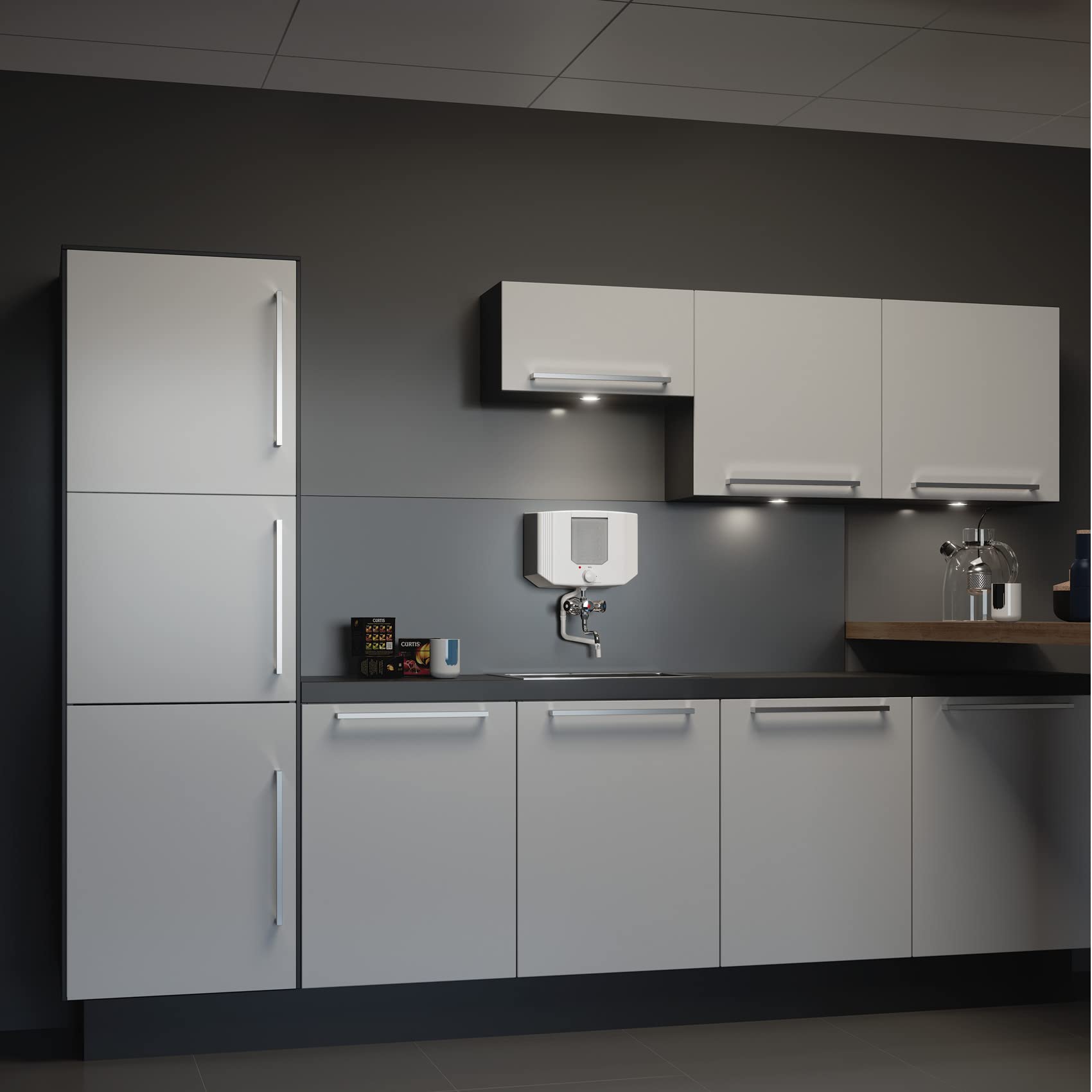 AEG Kochendwassergerät Thermofix KL, Kunststoff, 5 Liter, Dreigriff-Füll- und Ablaufarmatur, 228908