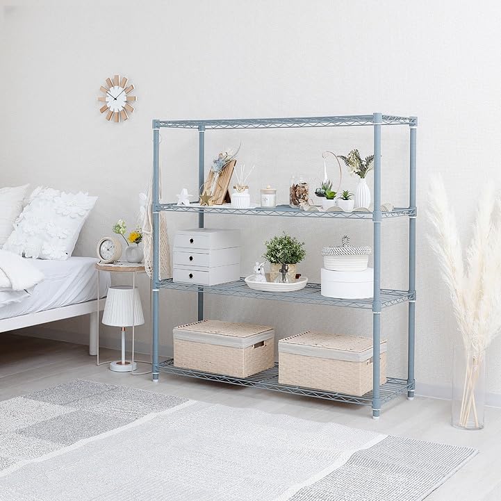 オープンラック シェルフ ラック スチールラック　北欧風 楽天市場】スチールラック 4段 40×40cm 天然木 BRICK （ ラック