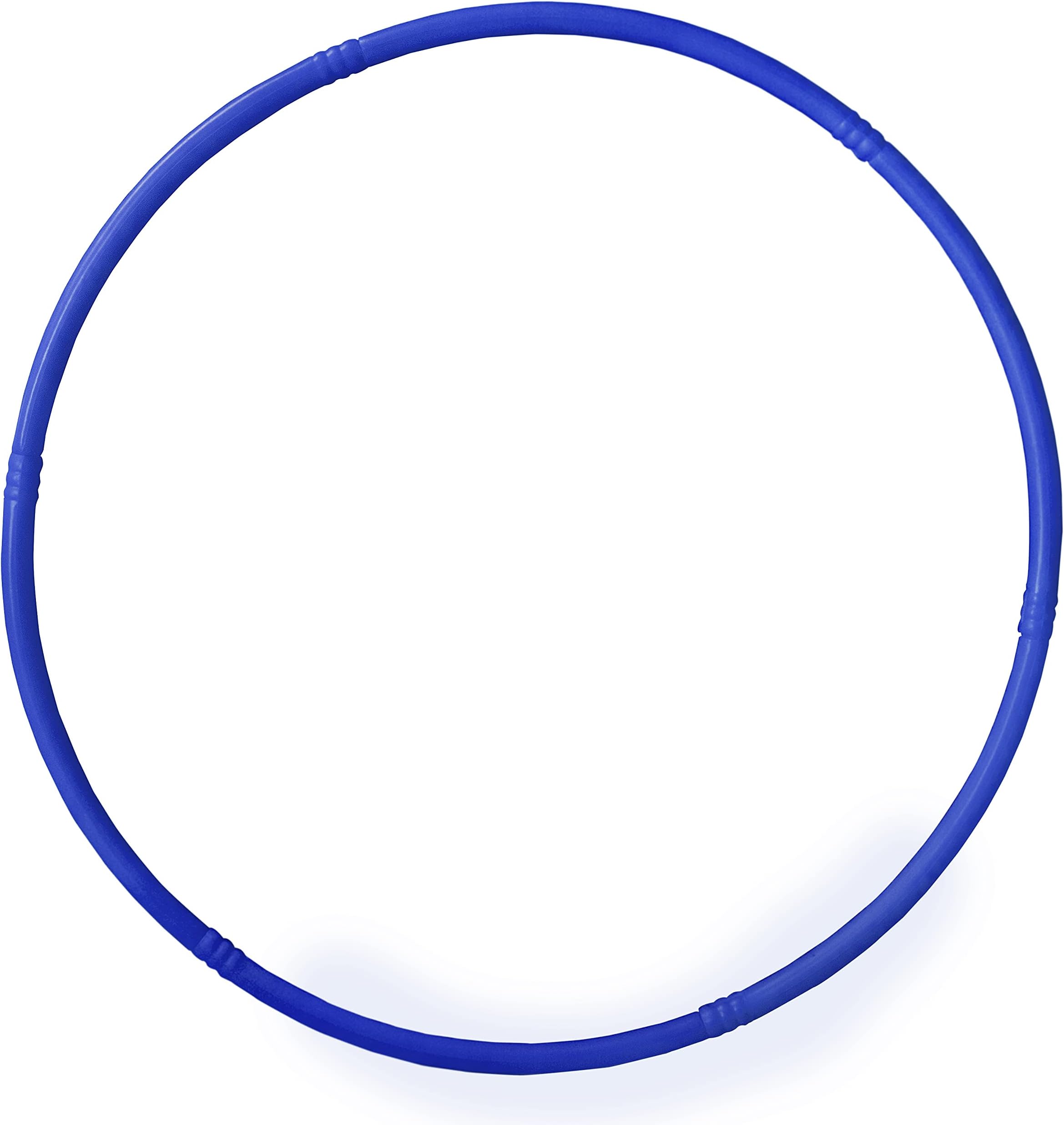 Toy Cloud Hoola Hoop Adults Exercise Classic Colour Interlockable Pieces Hula Hoop for Kids Girls Women Fitness Rings Adjustable 3 Size 17-27 Inch (Blue)