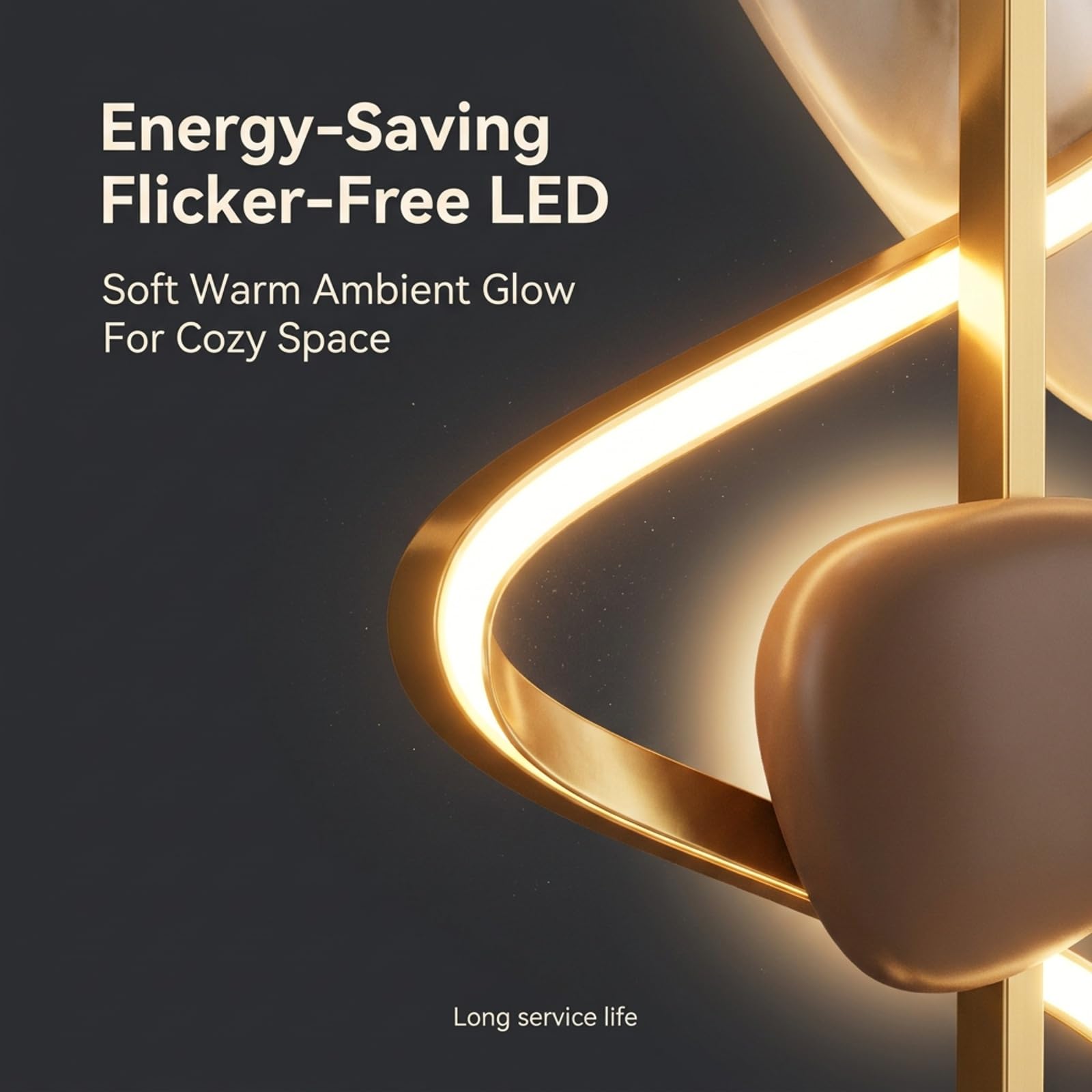 Arte Murale 3D a LED Moderna, Decorazione Scultura da Parete con Luci | Design geometrico 3D, Illuminazione LED calda, Installazione rapida, Arredo casa(D,47.2IN*15.7IN_LED+REMOTE)