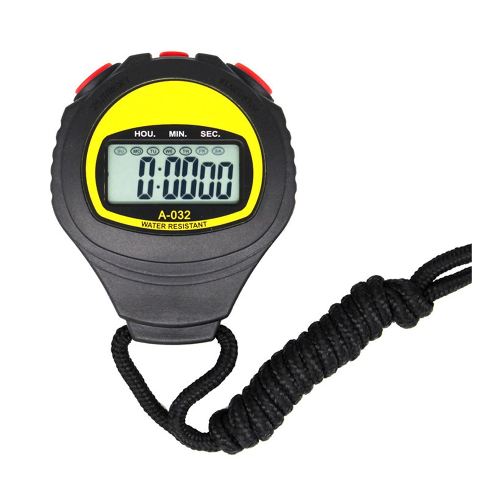 Large Display Electronic Stopwatch Running Timer Sports Referee Coach Water Resistant Precision Timing