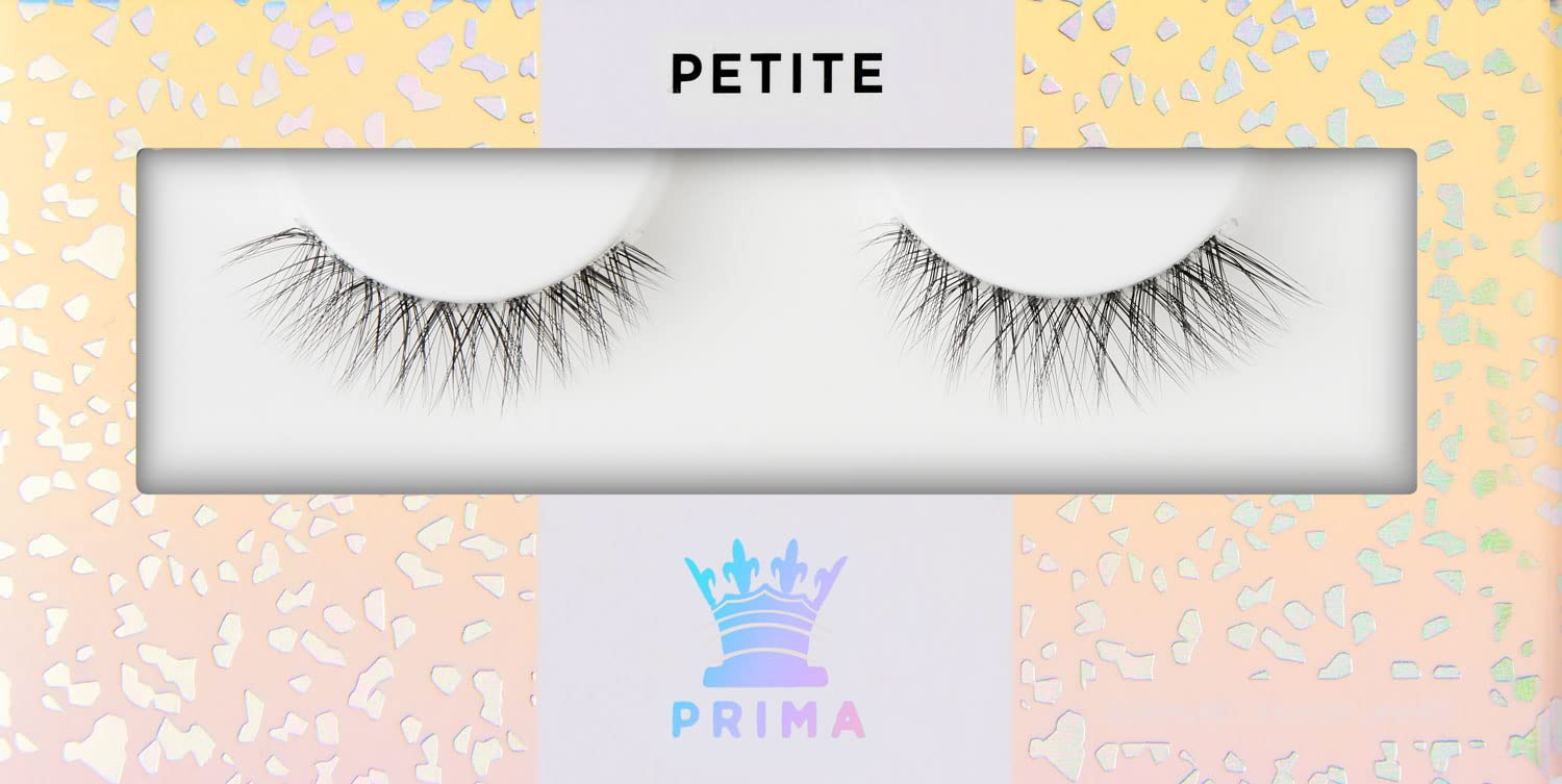 Primalash Petite Vegan Lashes, P502, Clear, 1 pair (Pack of 1)