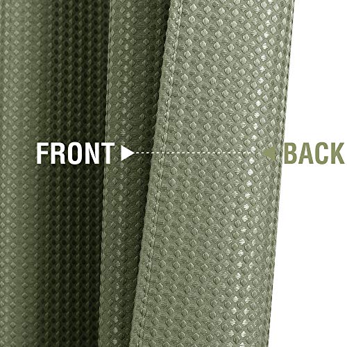 Jinchan WFESWC-7072C07 Fabric Shower Curtain Sage Green Shower Curtains Set thumb #4
