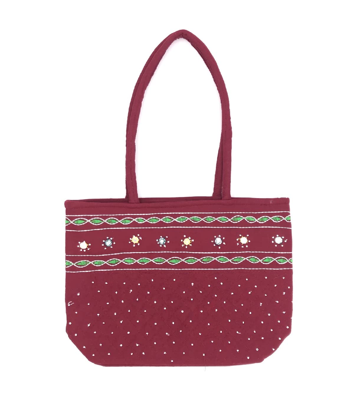 SriAoG Travel Tote Bag for Women Eco Friendly Handmade Shoulder Bag with Full Top Zipper Hand bag for Ladies Anniversary Gift Items 9 Inch Maroon (B0BTD2LMJT) Amazon Price History, Amazon Price Tracker