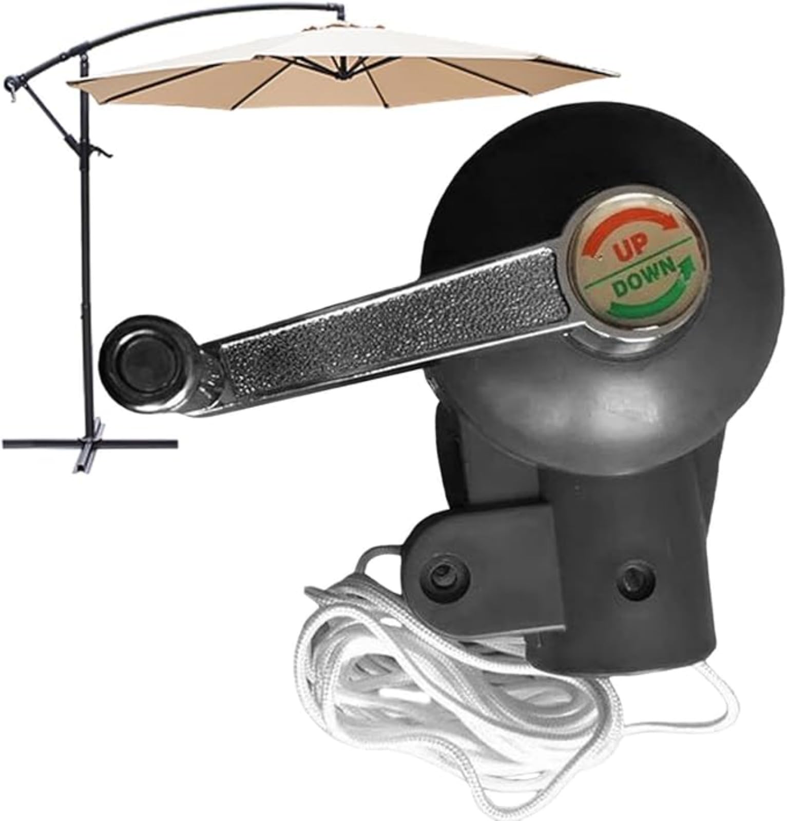 De Terrasse Pièces De Rechange pour Manivelle Poignée Parasol Pièces Détachées Mécanisme De Pièces De Rechange pour Parasol Parasol Déporté Manivelle De Rechange pour Extérieur