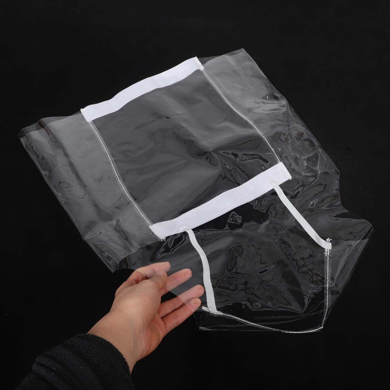 VILLCASE Housse de Protection Transparente pour Repose-Pieds de Fauteuil Dentaire 0,3 mm – Étanche & Antidérapante pour Hygiène Optimale en Cabinet Dentaire – Réutilisable avec Double Couture