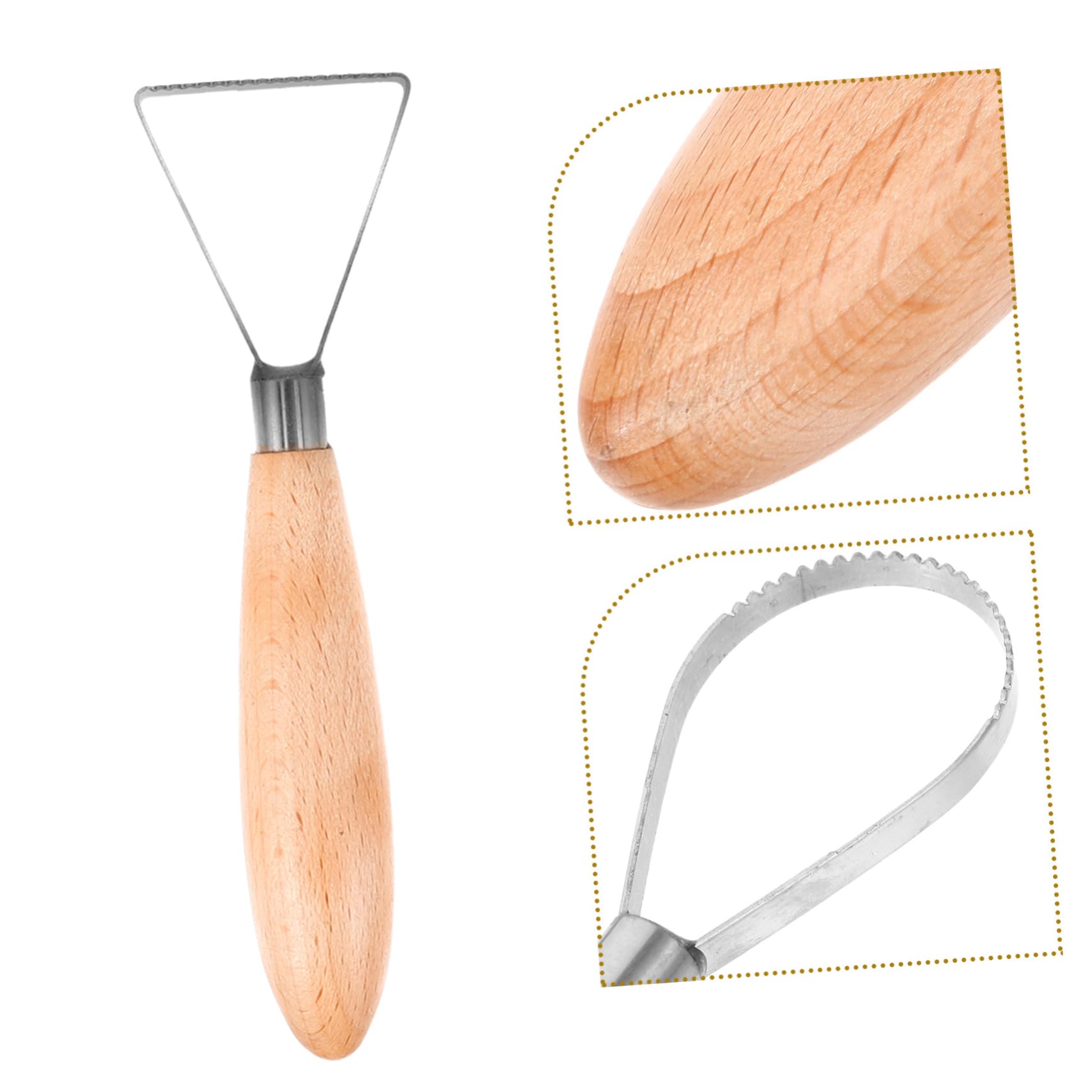 DOITOOL 3 series Raspador De Barro Fabricación De Arcilla Polimérica Herramientas Para Esculpir Raspado De Fondant Herramientas De Arcilla Herramientas Para Decorar 3 piezas*3