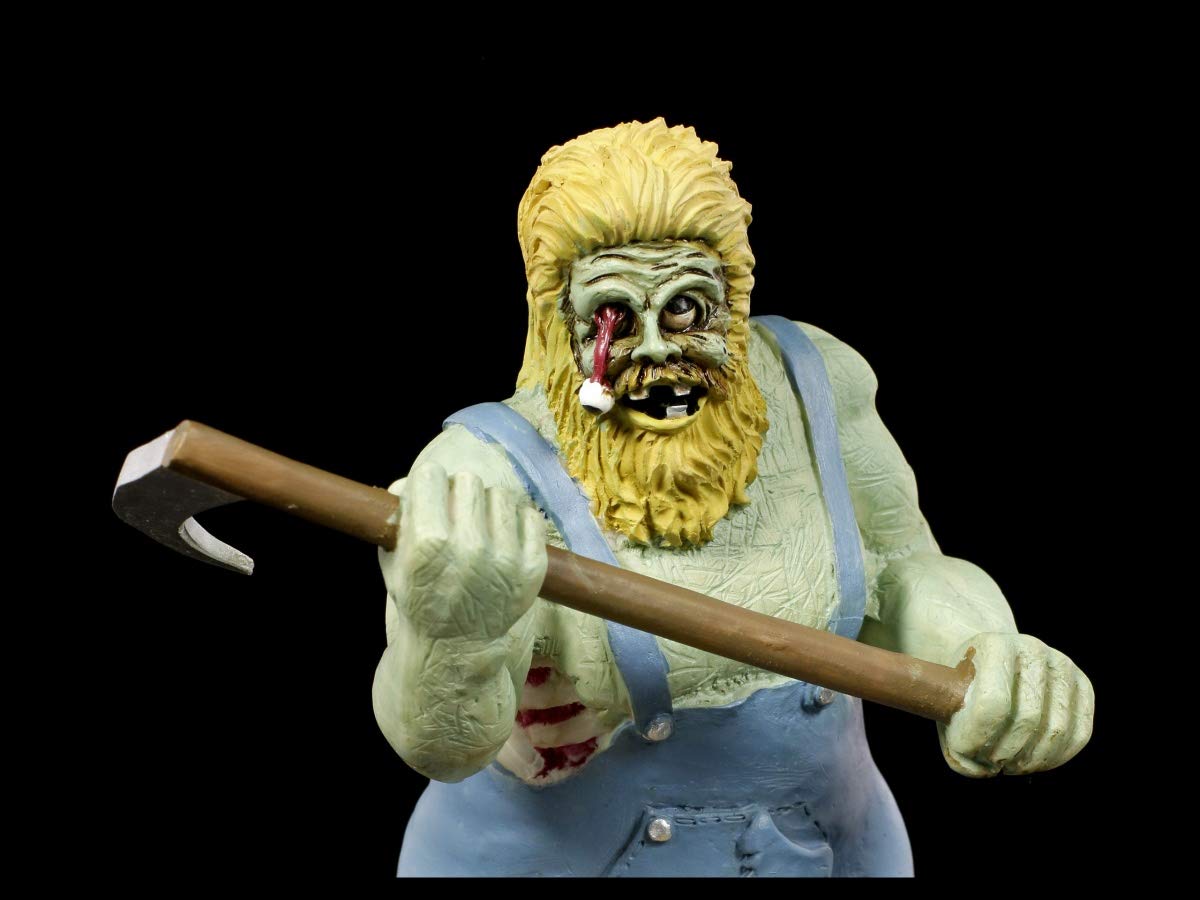 Figura de Zombi gótico, Hillbilly con Sense, fantasía, Pintada a Mano