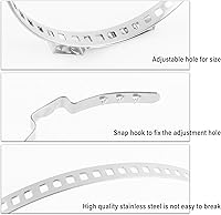 Vista 3 de Kit de 10 abrazaderas de arranque CV, herramienta de abrazadera de arranque de eje CV de acero inoxidable, herramienta de bandas de arranque CV