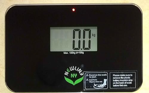 Miniatura 5 de NewlineNY - Báscula de baño de viaje súper pequeña con manga de protección SBB0638SM-BK+S001MG