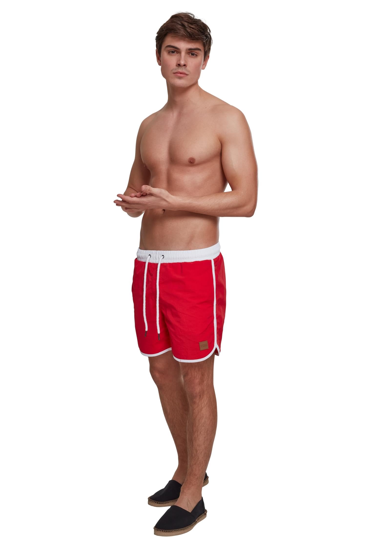 Urban Classics Bañador para Hombre Estilo Retro, Bermudas Cortos, Shorts de Baño para Natación de Secado Rápido adapto para las Vacaciones, Tallas XS - 5XL