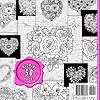 Flower Hearts Valentine's Day Coloring Book for Adults: 50 coloring pages with beautiful flower hearts in vintage style with space to create romantic ... (Vintage Coloring Book for adults) #1