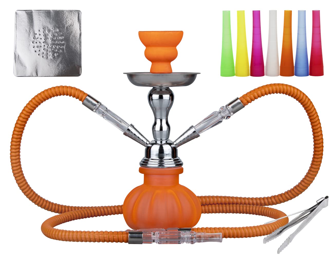Buy HOOWA 11" Premium 2 Hose Hookah Complete Set Mini Pumpkin Hookah