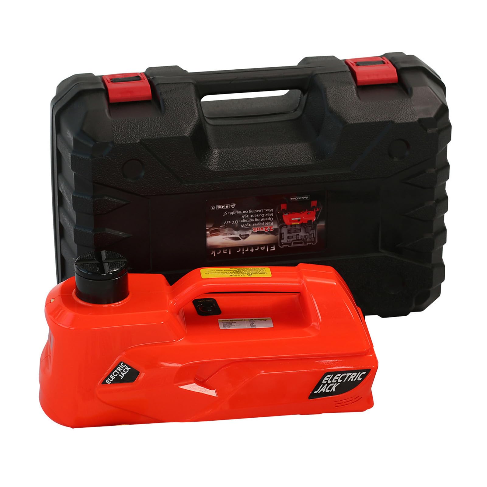 Elektryczny Hydrauliczny Podnośnik Samochodowy 12 V Mocny i Stabilny do Samochodów Ciężarowych Typu SUV Zmień Opony Zakres Podnoszenia 5,9–20,47 Cala do Awaryjnej Pomocy Drogowej