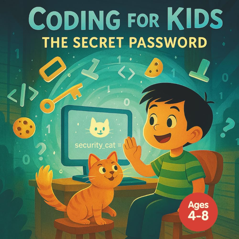 Coding for Kids: The Secret Password: A Fun STEM Story That Teaches Password Safety, Variables, Functions, and Debugging