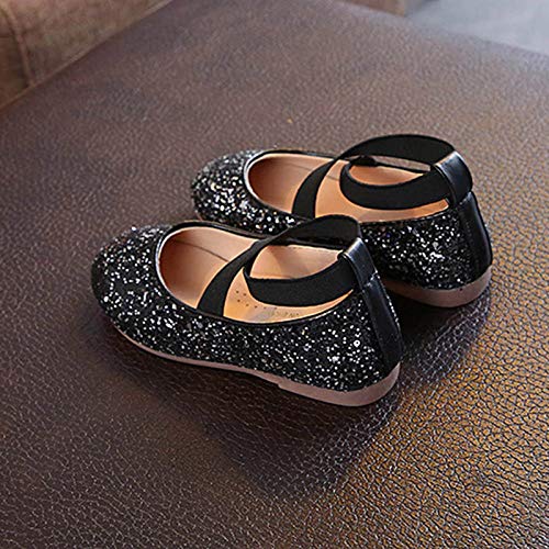 Toddler Girls Dress Glitter Princess Ballet Flat Little/Big Kids Mary Jane Ballerina Party Wedding Shoes3