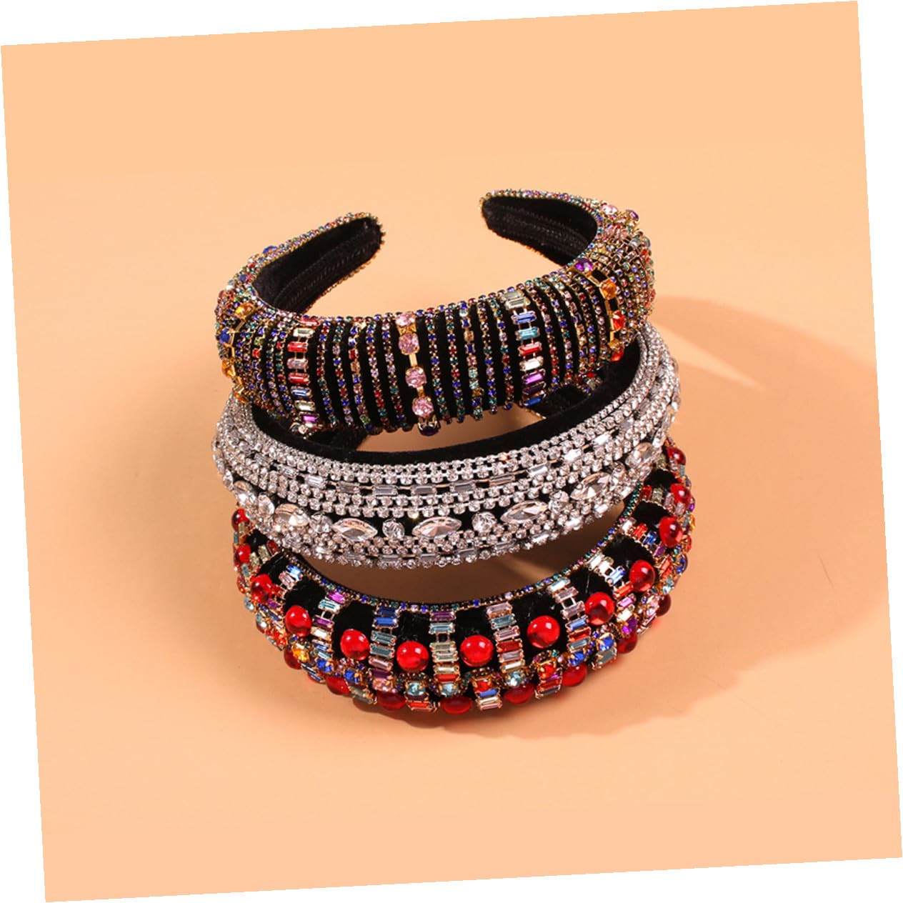 Healeved 3pezzi Cerchietto Elegantper e Accessorio Per Matrimonio Retro Per e Damigelle