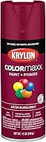 Vista 91 de Krylon K05562007 COLORmaxx Acabado transparente acrílico para uso en interiores y exteriores, color cristal satinado, 11 onzas (paquete de 1)