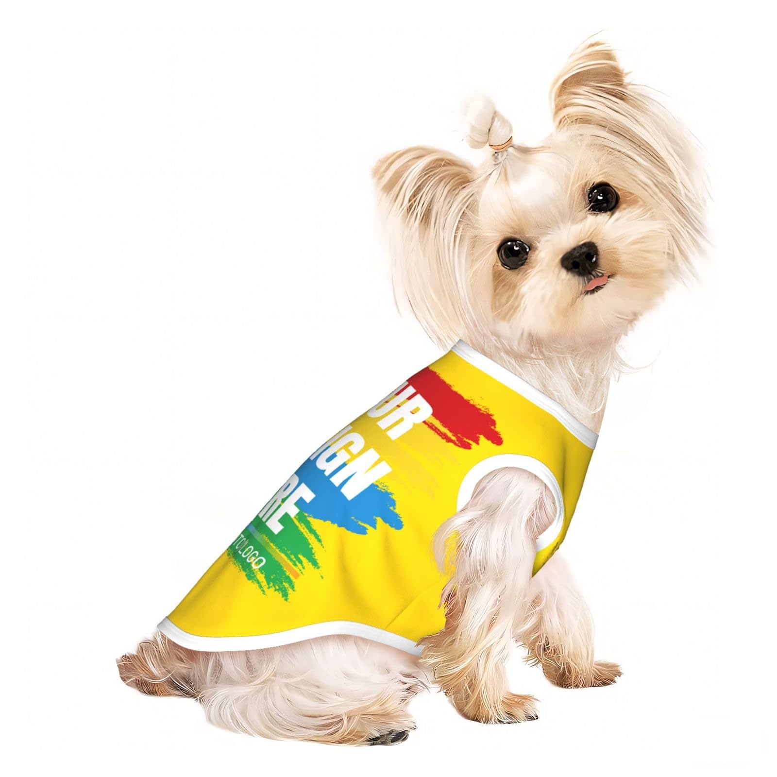 Fyralune Personalised Dog Coat with Image Custom Dog Halloween Costume Print Any of Your Design Photo/Text/Logo Personalised Dogs Jacket Funny Gifts for Small Dogs Cats Pet Christmas Daily Birthday