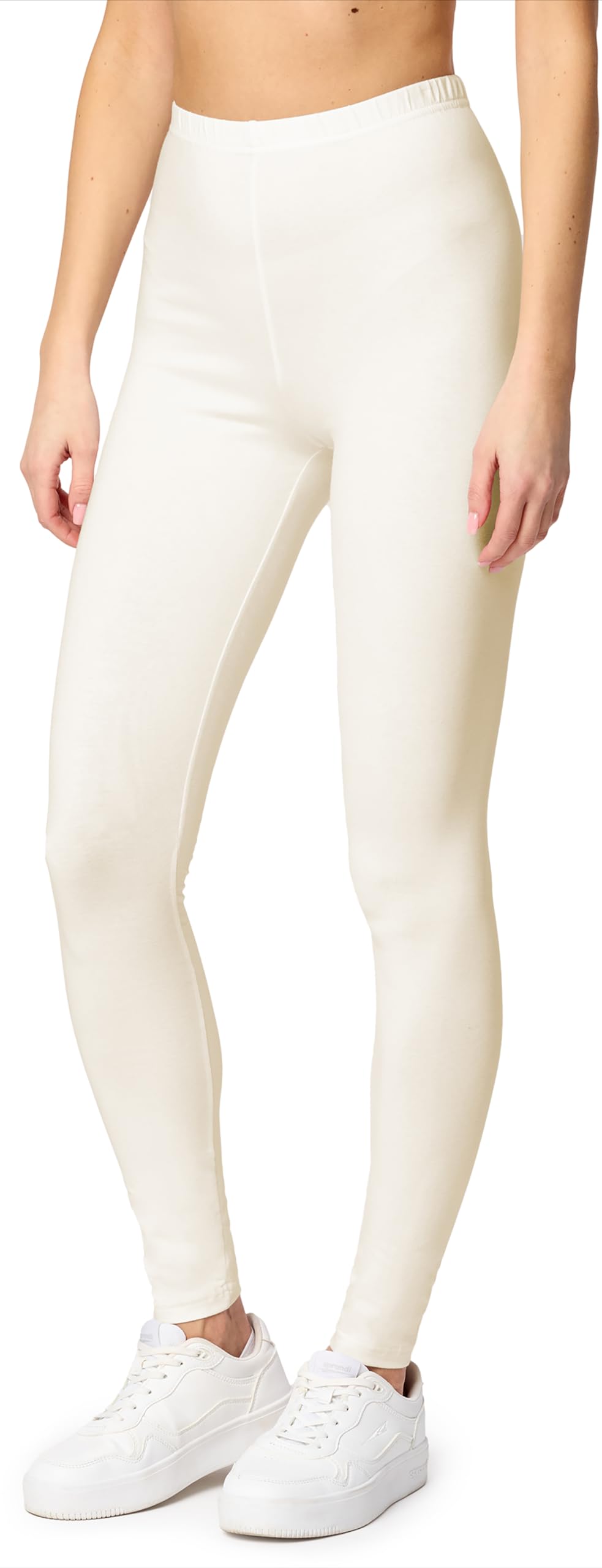 Merry Style Women's Ecru Long Leggings Ms10-198 (,Xl)