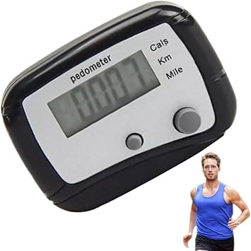 Walking Pedometer - Pedometer, Portable Mini Digital LCD, Accurate Step Tracker for Sports | Multifunctional Sports Must Have Step Counter for Daily Fitness Exercise Travel