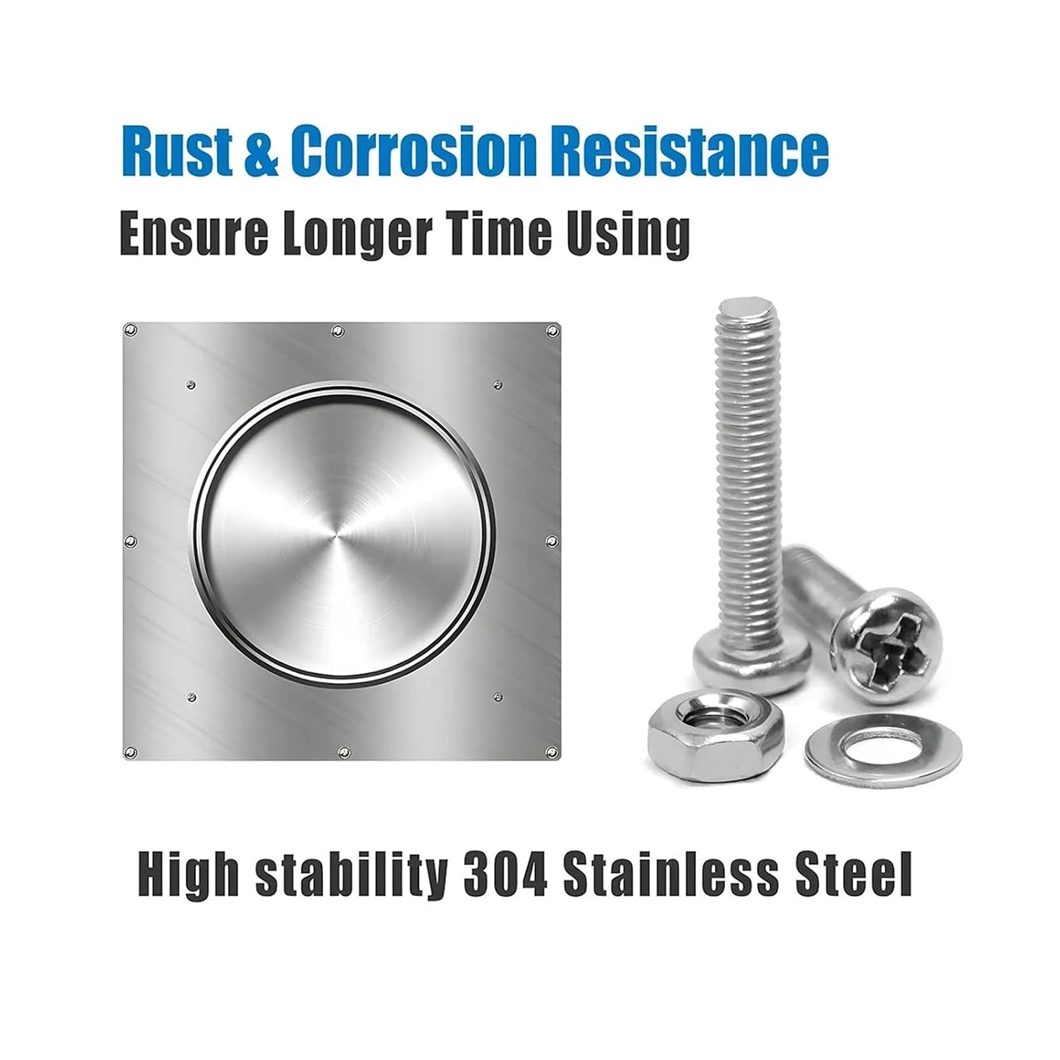 900Pcs Stainless Steel Metric Assorted M6 M5 M4 M3 Machine Screws Set Drive Pan Head with Flat Washers