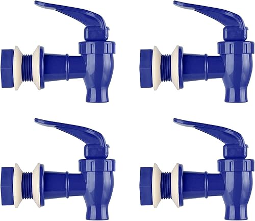 Vista 53 de Brio Válvula de repuesto para dispensador de agua, paquete de 4 grifos enfriadores para dispensadores de bebidas, vajillas, refrigeradores y más