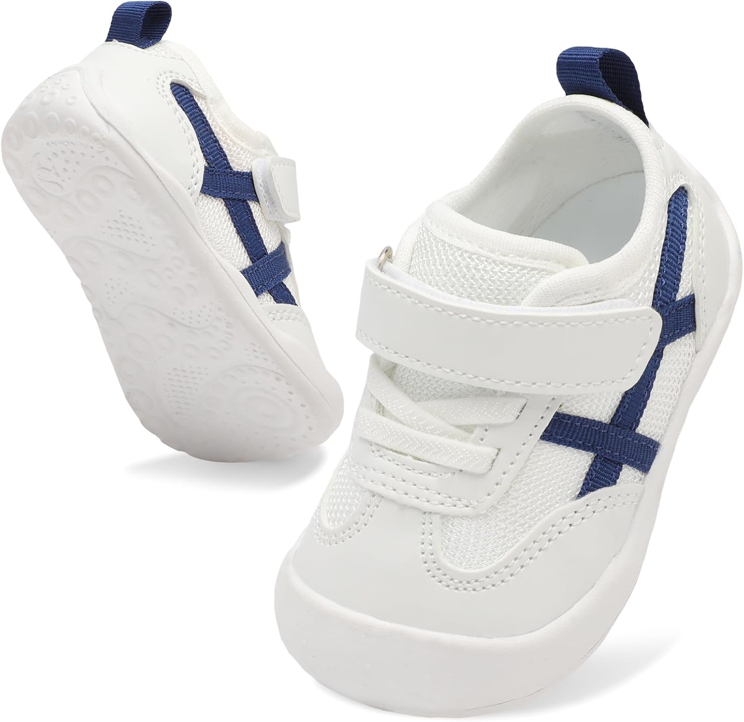 Scurtain Baby Shoes Boy Girl First Walking Shoe Infant Crib Breathable Sneakers Lightweight Barefoot Shoes for Babies