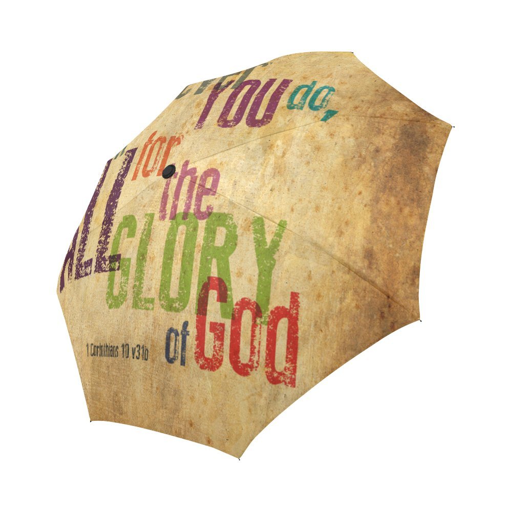 Automatic Foldable UmbrellaChristian Bible Verse