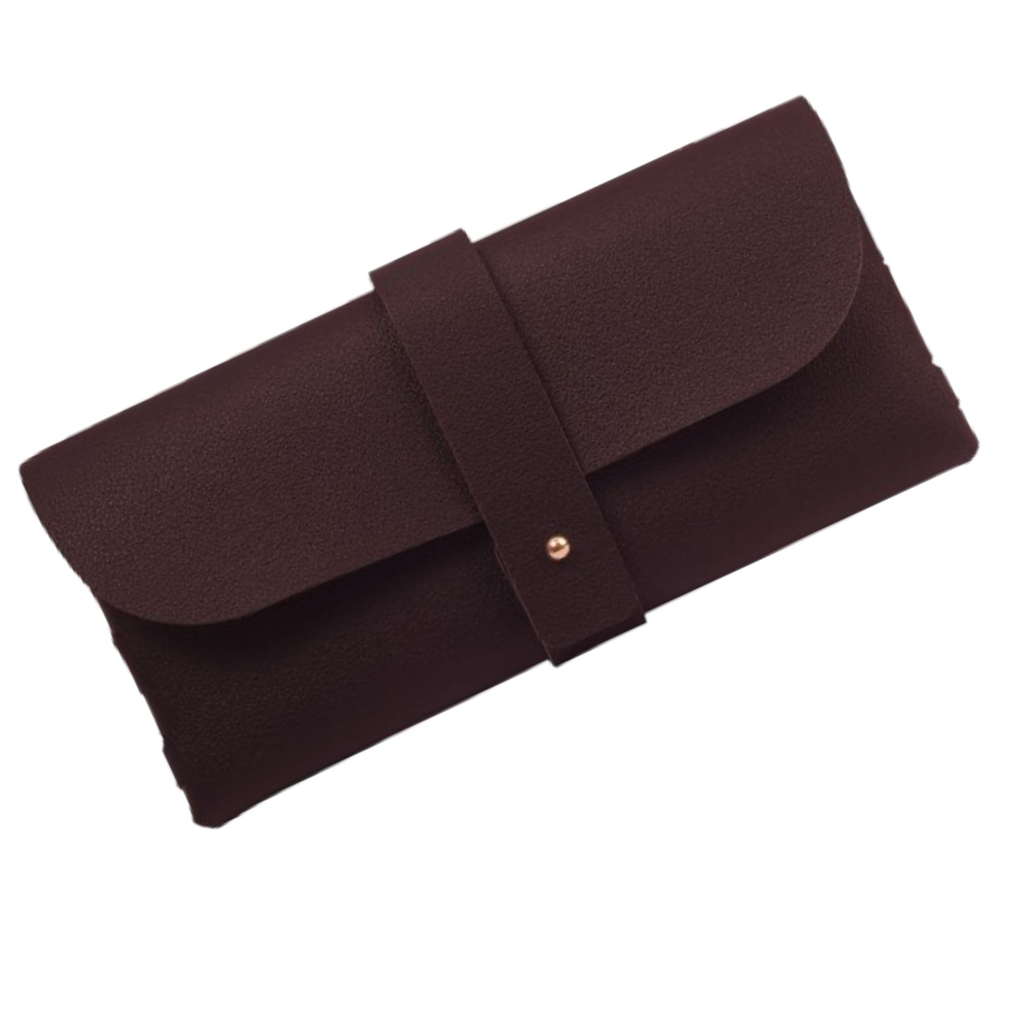 Vision Unisex Adult Lightweight Eyewear Specs Case Cover | Protect Eye Glasses | Chashma Dibbi | Spectacle Box | Closure - Button | Artificial Leather