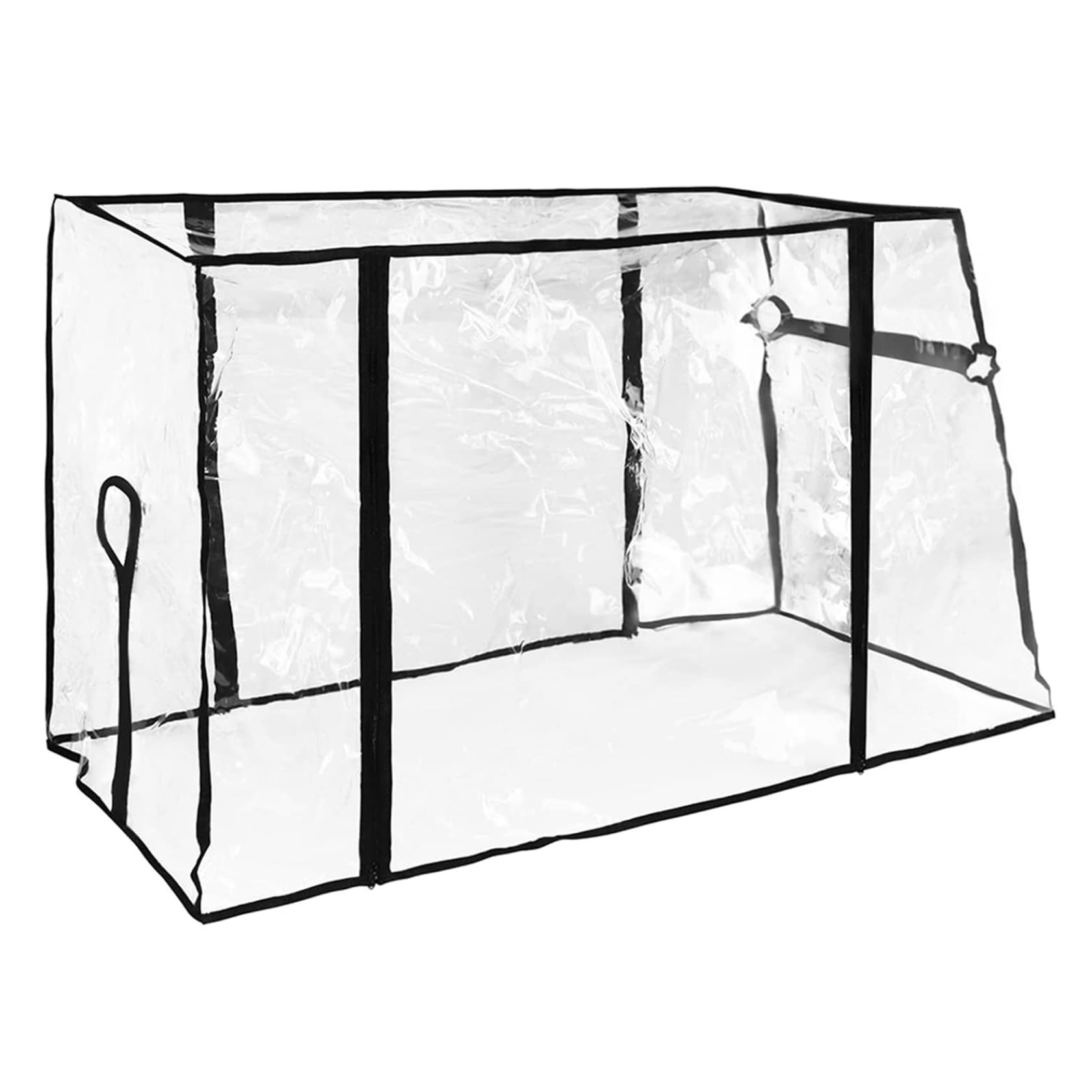 Wagon Rain Cover Folding Wagon Rain Cover Clear Camping Trolley Rain Cover 43x29x20in PVC Festival Trolley Cover Transparent Wagon Canopy with Zipper Closure for Camping Garden Picnic Cart Stroller