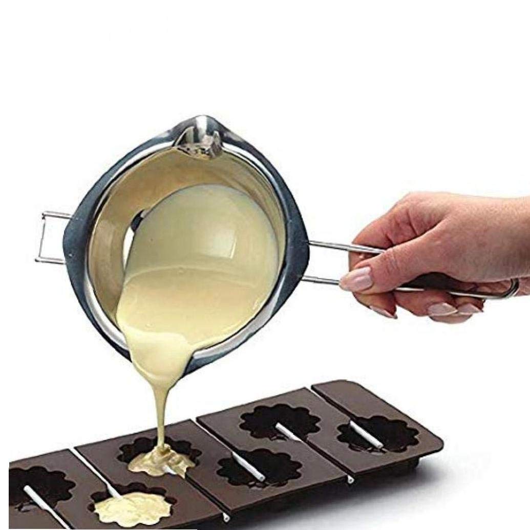 Pentola A Bagnomaria In Acciaio Inox 600ML - Per Sciogliere Cioccolato, Burro E Formaggio - Foto 2