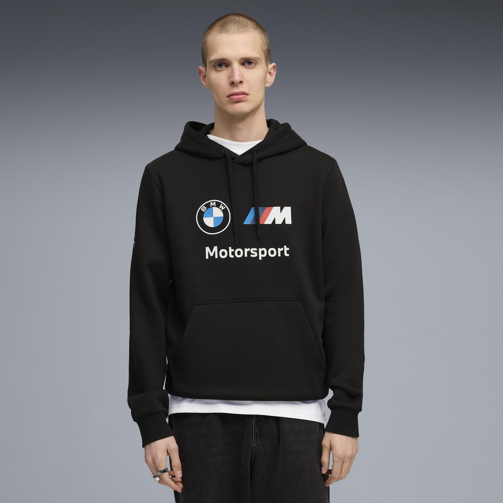 PUMA BMW MMS Ess Hoodie Fleece Felpe con Cappuccio Uomo (Pacco da 1)