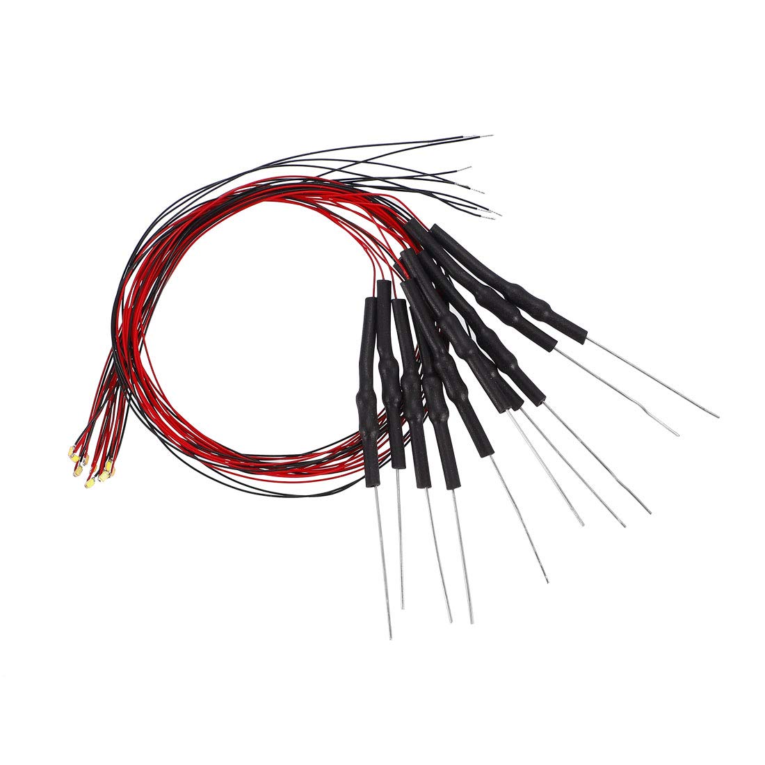 Uxcell 10pcs Prewired 0603 Warm White Surface Mounted Devices LED Light - View #4