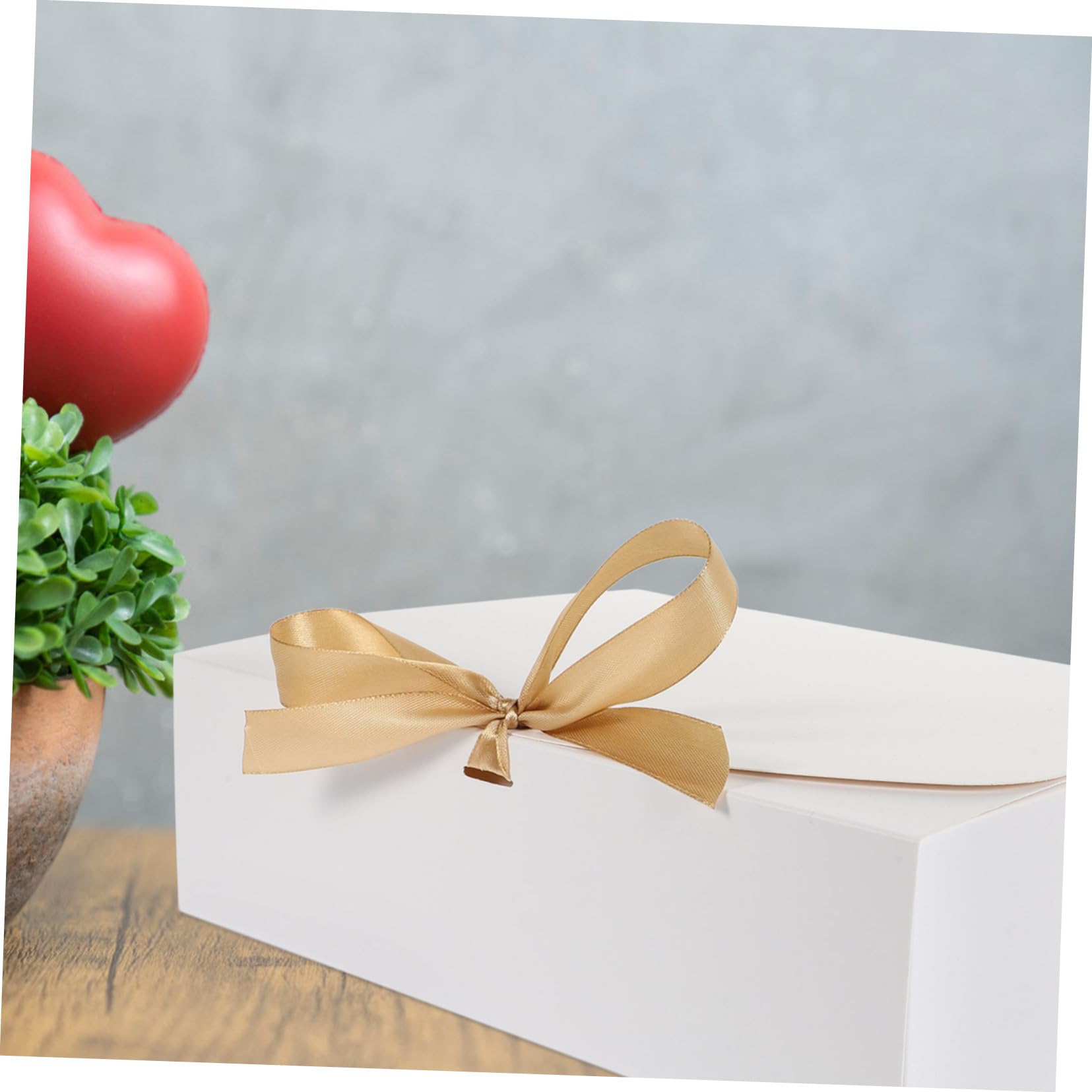 SHERCHPRY Weiß Karton Geschenkbox mit Schleife Faltbar und Vielseitig 10 Stück Schachteln für Hochzeit Geburtstag Kerzen und Parfüm Verpackung