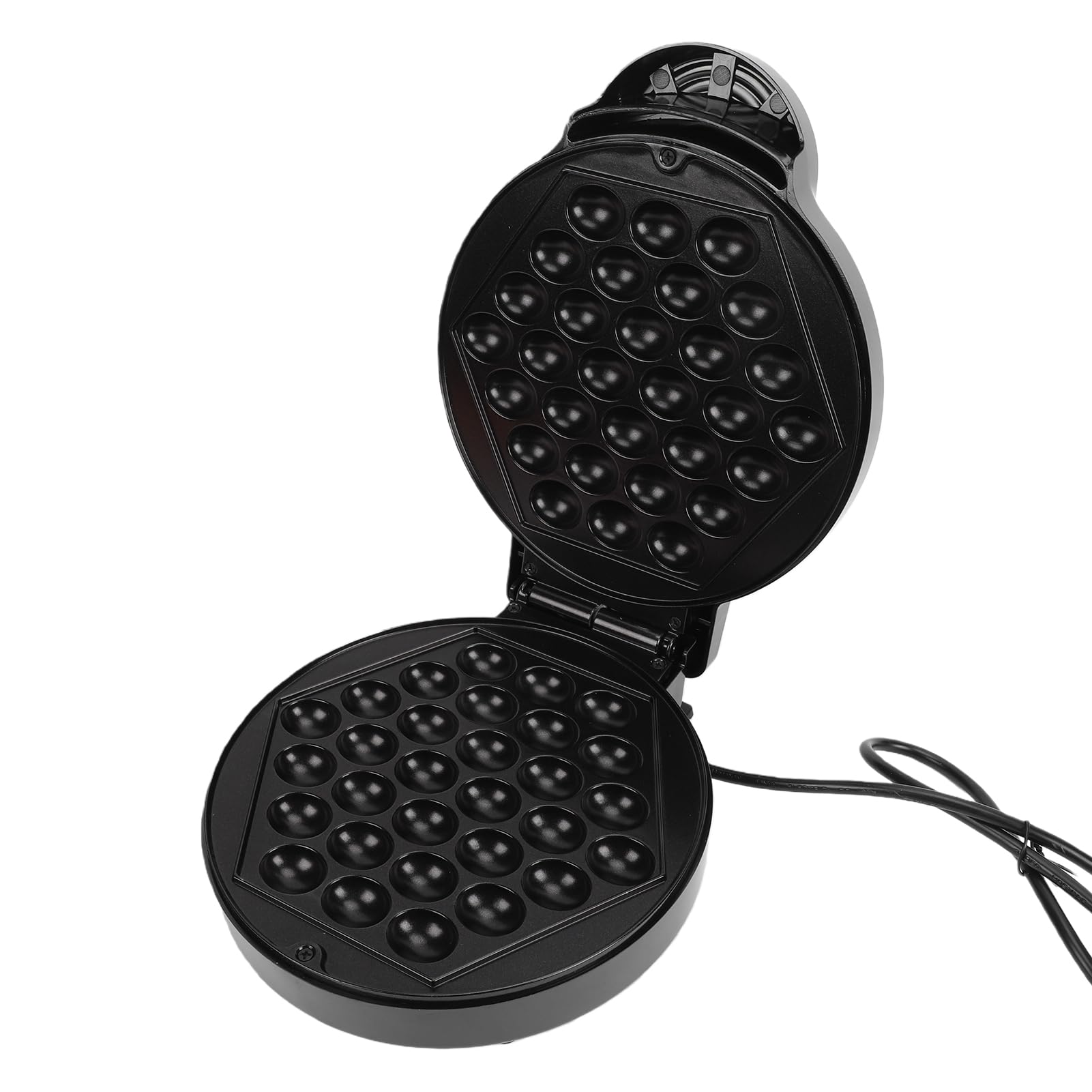 Bewinner Macchina per Waffle a 30 Fori, Macchina per Waffle Antiaderente a per Coni Gelato, Facile da Pulire, Piastra Elettrica per da 1000 W con Indicatore Luminoso di Pronto, Senza BPA, Presa EU