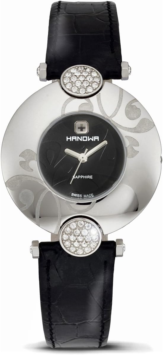 Hanowa Women's 16-6007.04.007 Sundance Simili Stone Black Leather Watch