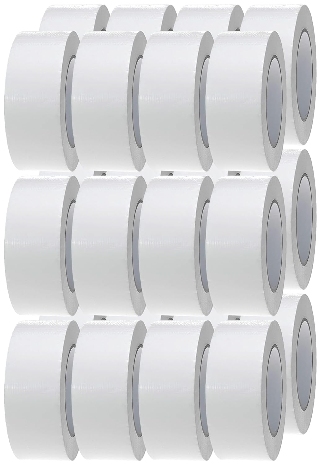 Crimson Starfish White Duct Tape | 24 Rollen à 48 mm x 45 m Gaffer Tape | Wasserfestes | Mehrzweck-Klebeband für drinnen und draußen | Starkes