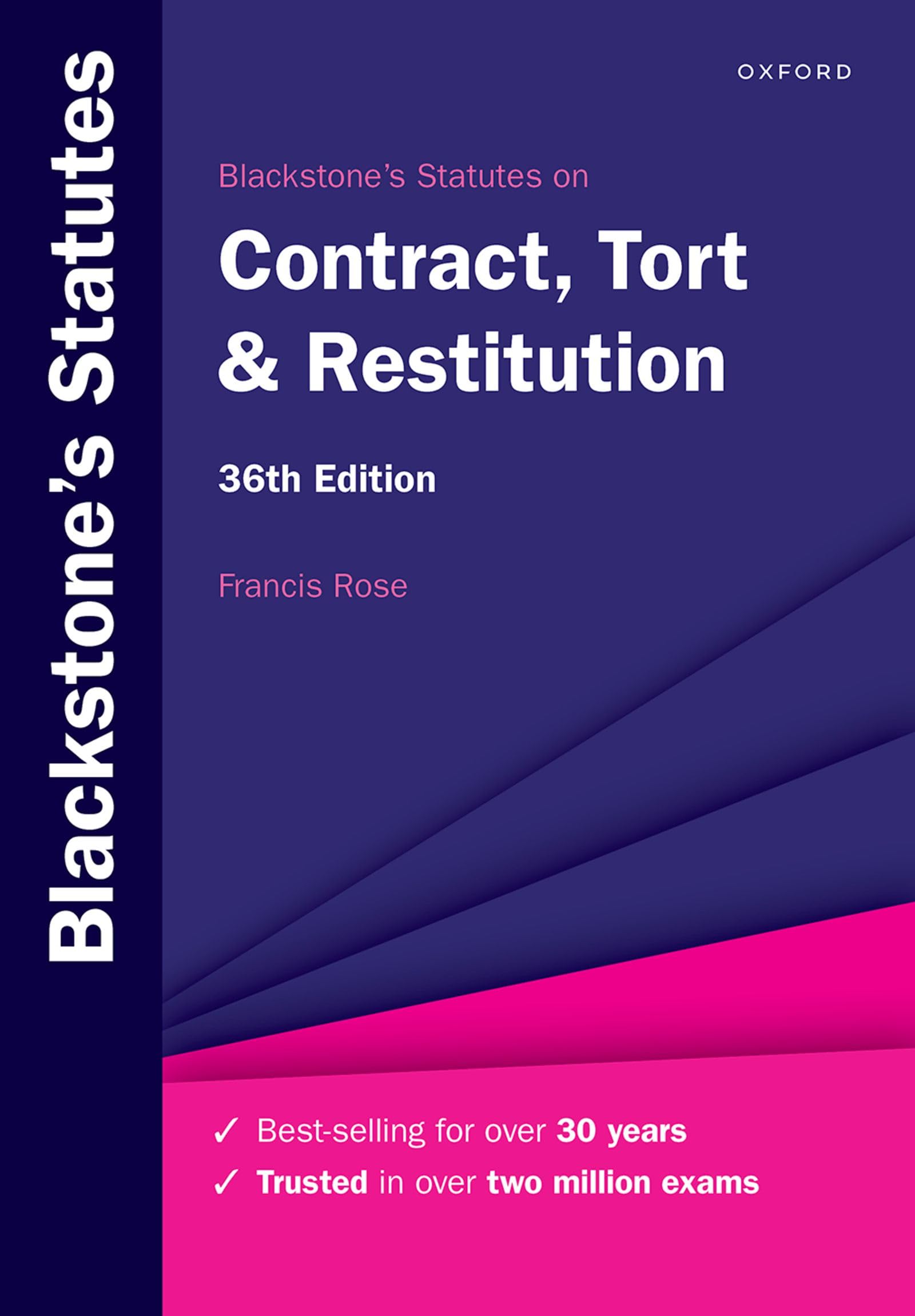 Blackstone's Statutes on Contract, Tort & Restitution (Blackstone's Statute Series)