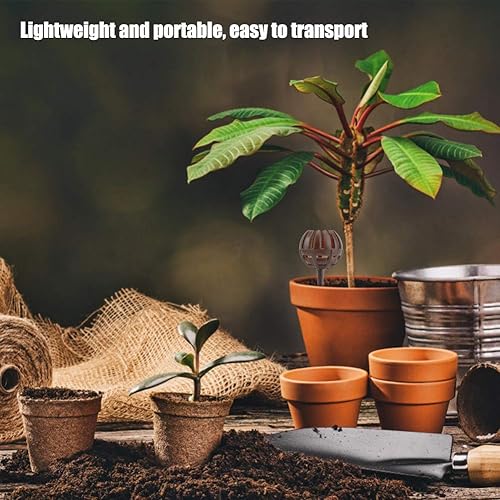 Miniatura 4 de 100 unidsset de fertilizantes cubierta caja cesta portátil seguro attóxico ABS material reutilizable para bonsái planta flor orquídea pequeña planta