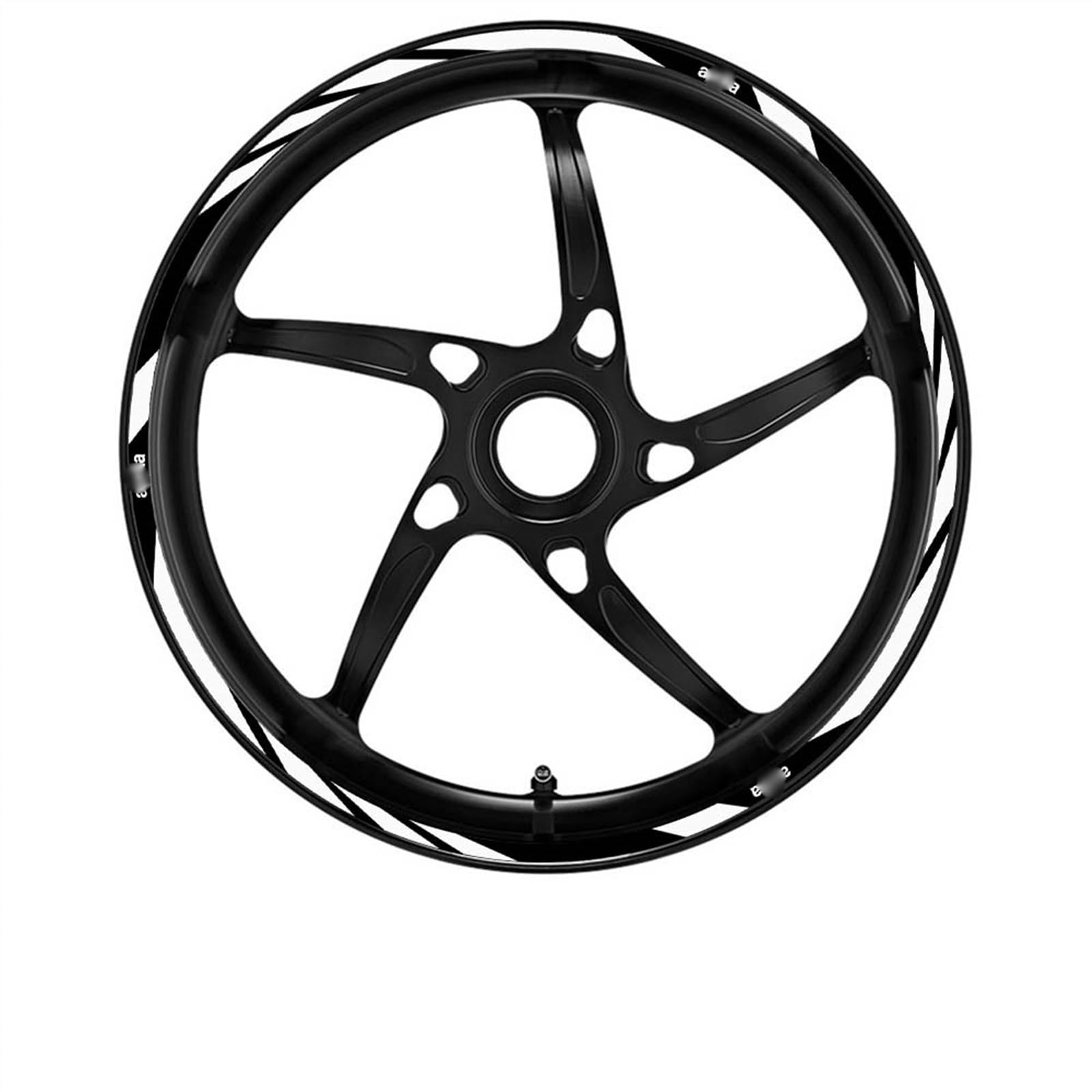 ZAPORA Trottinette Autocollants De Roue De Pneu De Moto Autocollants De Bande Réfléchissante Film De Course pour RSV4 Dorsoduro Shiver 750 900 Rs125 Tuono 660 Autocollant Bord (Color : 8)