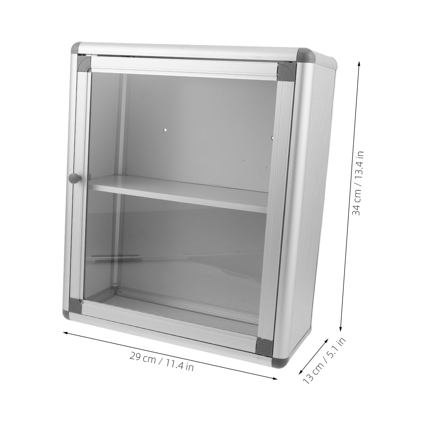 Cabilock Caja Organizadora De Medicamentos Portátil Resistente con Ventana Transparente para Pared Botiquín Multifuncional De Emergencia para Bancos Oficinas y Baños con Acceso Rápido